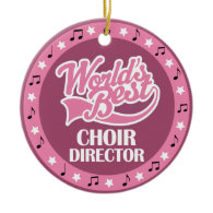 Choir Director Gift For Her Christmas Tree Ornament