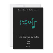 choir invitations