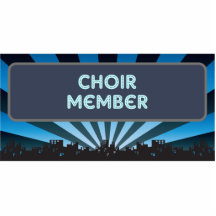 Choir Member Marquee Cut Out