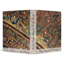 Choir Mosaics At San Vitale In Ravenna Vault Scene 3 Ring Binder