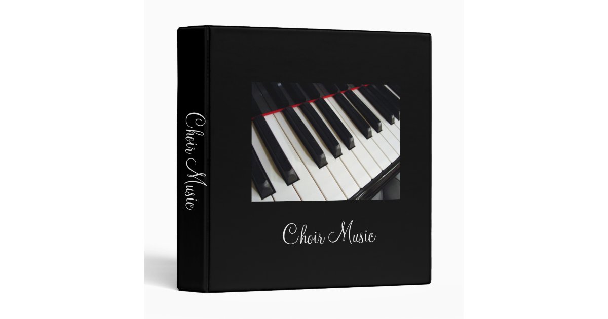 Choir Music Binder Zazzle