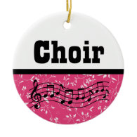 Choir Music Ornaments
