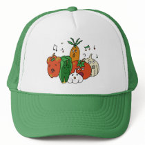 Choir of vegetables hat