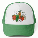 Choir of vegetables hats