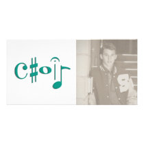 choir custom photo card
