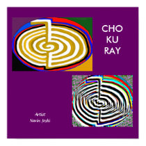 CHOKURAY - basic Reiki Symbol posters by ZAZZLELIST CHOKURAY - basic Reiki Symbol posters