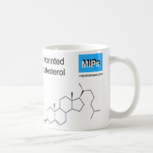 cholesterol template mug
