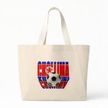 Chollima flag of North Korea football fans gear Tote Bags