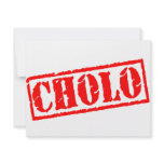 Cholo Stamp Personalized Invitation