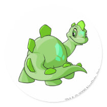 Chomby Green stickers by neopets Chomby Green stickers