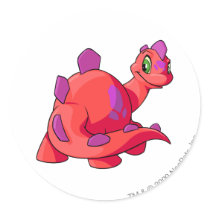 Chomby Red stickers by neopets Chomby Red stickers