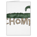 Chomp Alligator cards by toddlersplace Chomp Alligator cards