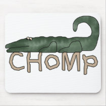 Chomp Alligator  mousepads