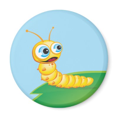 Chomp the Grub :: Fridge Magnets by cre8tiv_critterz