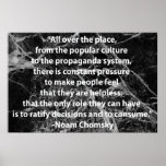 Chomsky Quotation posters