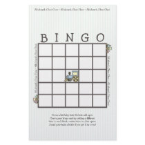 Choo Choo Baby Bingo Shower Game Stationery Paper