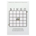 Choo Choo Baby Bingo Shower Game stationery