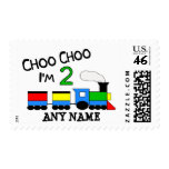Choo Choo I'm 2!  With TRAIN Stamp
