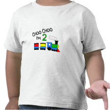 Choo Choo I'm 2!  With TRAIN Tee Shirts