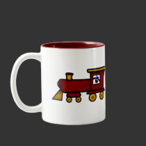 Choo Choo Sheep Mug mugs