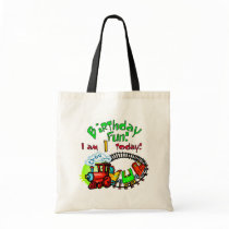 Choo Choo Train 1st Birthday Tshirts and Gifts Tote Bags