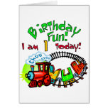 Choo Choo Train 1st Birthday Tshirts and Gifts Cards