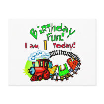 Choo Choo Train 1st Birthday Tshirts and Gifts Post Card