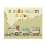Choo Choo Train Advice Card Flyers