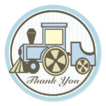 Choo Choo Train Baby Blue Sticker