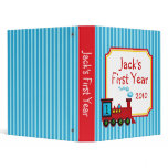 Choo Choo Train Baby Photo Album BInder