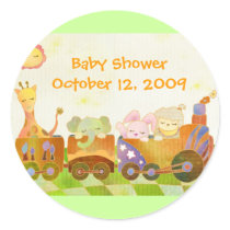 Choo Choo Train: Baby Shower Sticker by daphne1024 Choo Choo Train: Baby Shower Sticker