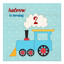 Choo Choo Train Birthday Party Invitation invitations