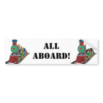 Choo Choo Train Bumper Stickers