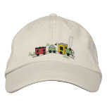 Choo Choo Train Embroidered Baseball Caps