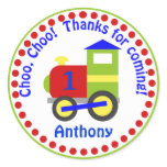 Choo Choo Train Favor Stickers