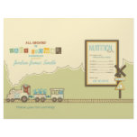 Choo Choo Train Party Favor Wraps flyers