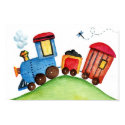 Choo-choo Train print by mbarbierismith Choo-choo Train print