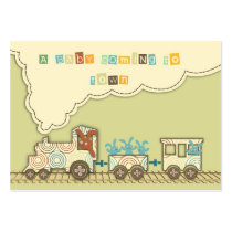 Choo Choo Train Reminder Notecard Business Cards