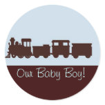 Choo Choo Train Round Stickers