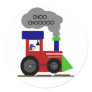 Choo Choo Train Round Sticker