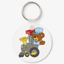 Choo Choo Train Teddy Bear keychains by MishMoshTees Choo Choo Train Teddy Bear keychains