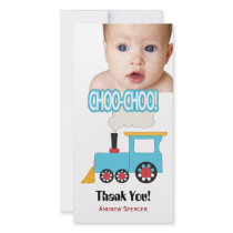 Choo Choo Train Thank You Photo Cards