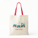 Choo Choo Train tote or gift bag by artladymanor Choo Choo Train tote or gift bag