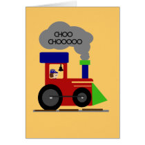 Choo Choo Train tshirts and Gifts Greeting Card