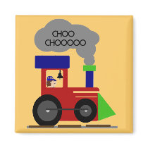 Choo Choo Train tshirts and Gifts Fridge Magnets