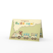 Choo Choo Train TY Card