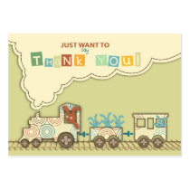 Choo Choo Train TY Gift Tag 2 Business Cards