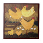 Chookie House Printed Ceramic Tile tiles