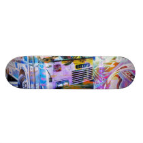Chool School bus San Francisco streets graffiti skateboards