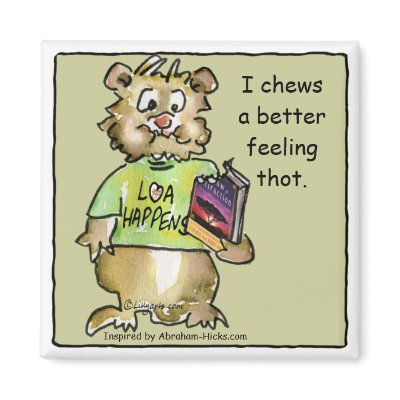 Choose a Better Feeling Thought Magnet by zooogle